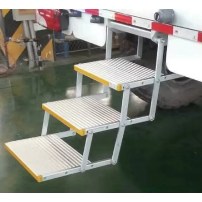 

Caravan Accessories RV Door Folding Three Step Electric Types Step for Sale