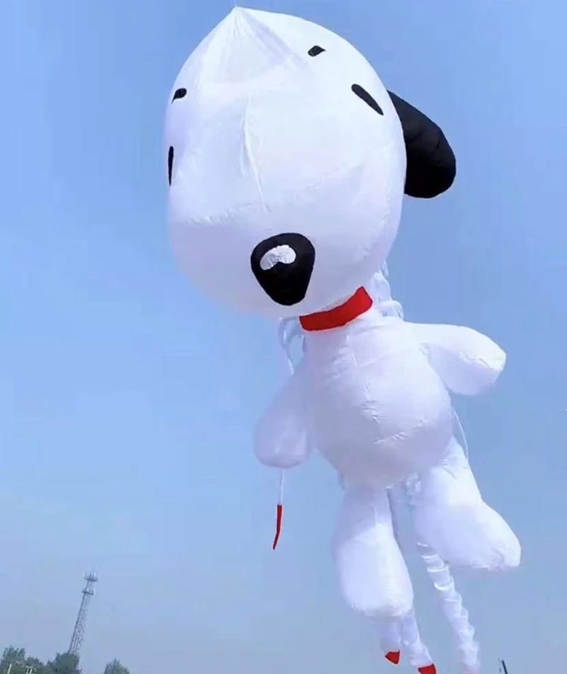 7m cão pipa pipas macias multi-cor tecido emenda skate pingente pipa gigante pipas macias para adultos jogos ao ar livre pesca pipa diversão