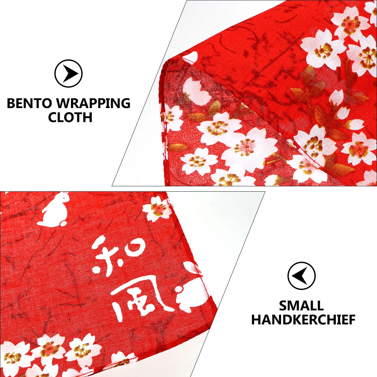 Furoshiki Bento Bag Japanese Handkerchief Tablecloth Wrapping Durable Twisted Yarn Small