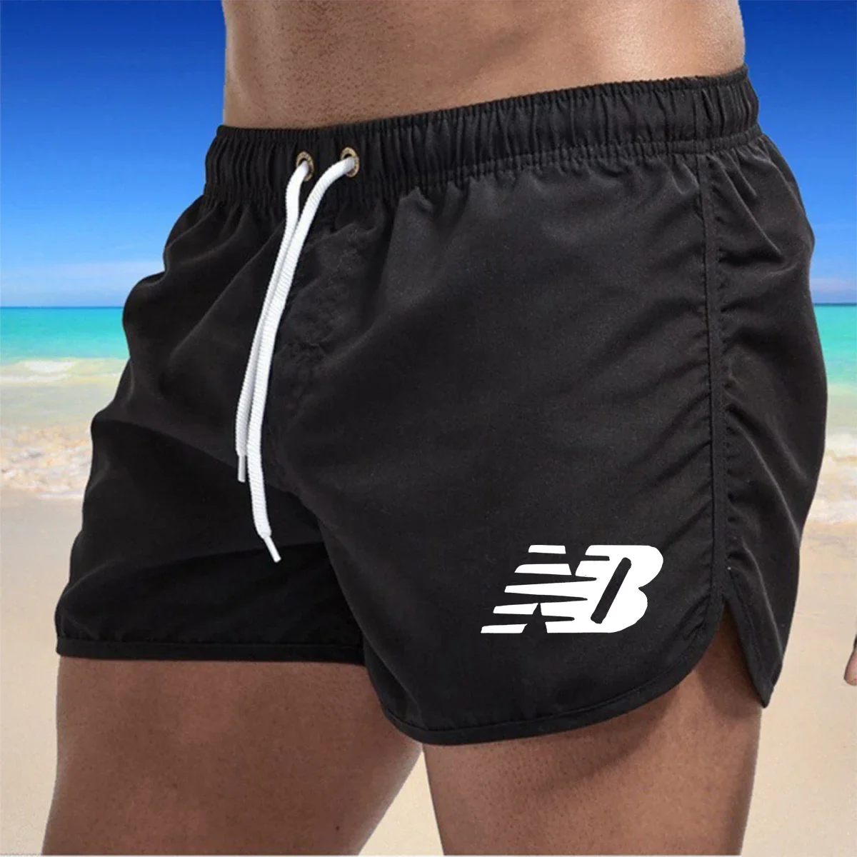 Zomer zwemshort voor heren Strandshorts Buitensporten Hardlopen Fitness Sneldrogend Ademende zwembroek voor heren nieuw