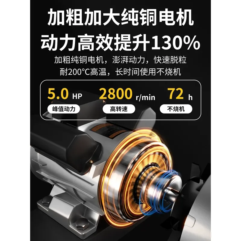 Electric Corn Thresher Household Small Automatic Maize Sheller Portable Grain Peeling Machine Farming Tool New Arrival