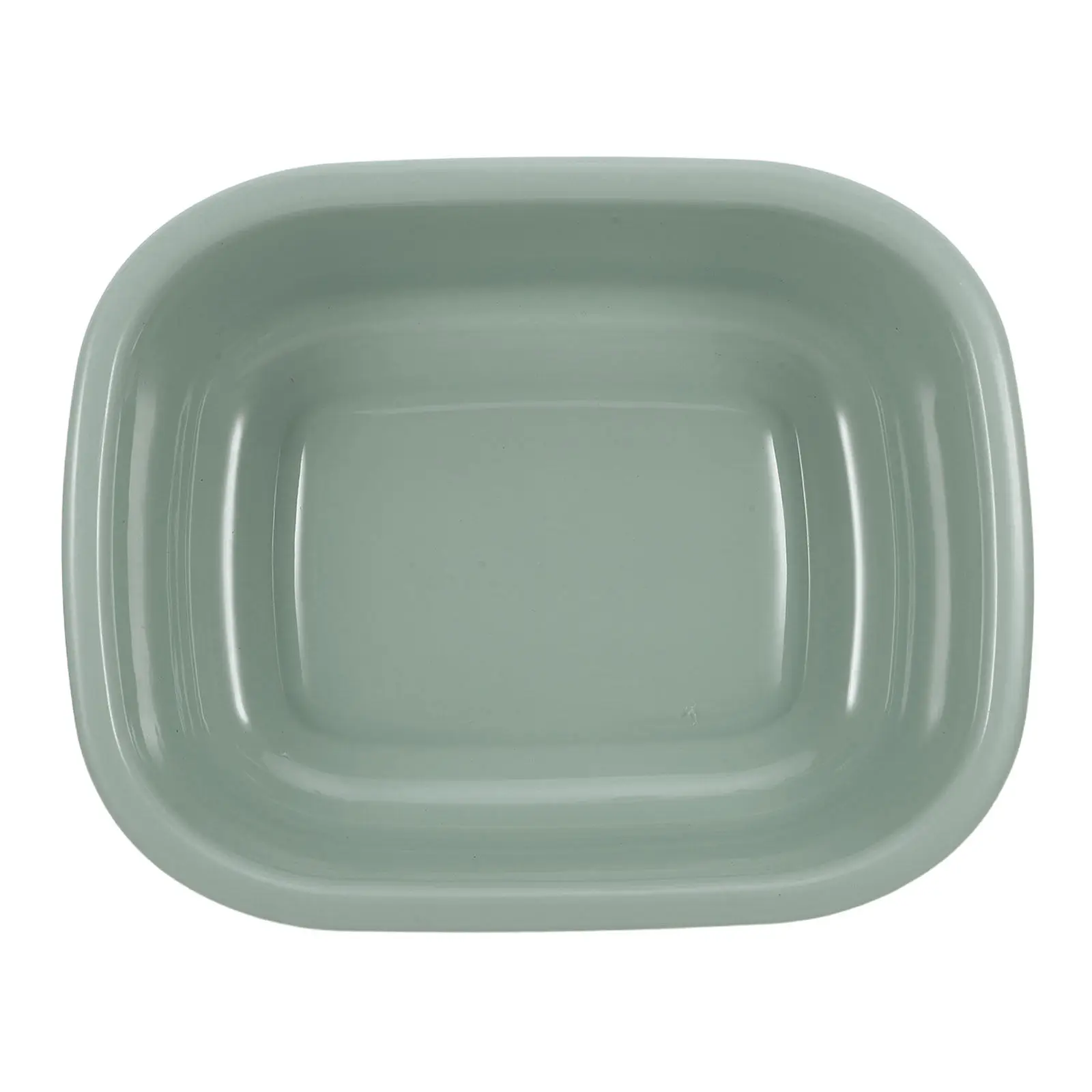 Plastic Thickened Rectangular Wash Basin 14.6x11.8x4.7 Inch for Dorm Bathroom Face Laundry Hand Wash Foot Soaking Tub Bowl