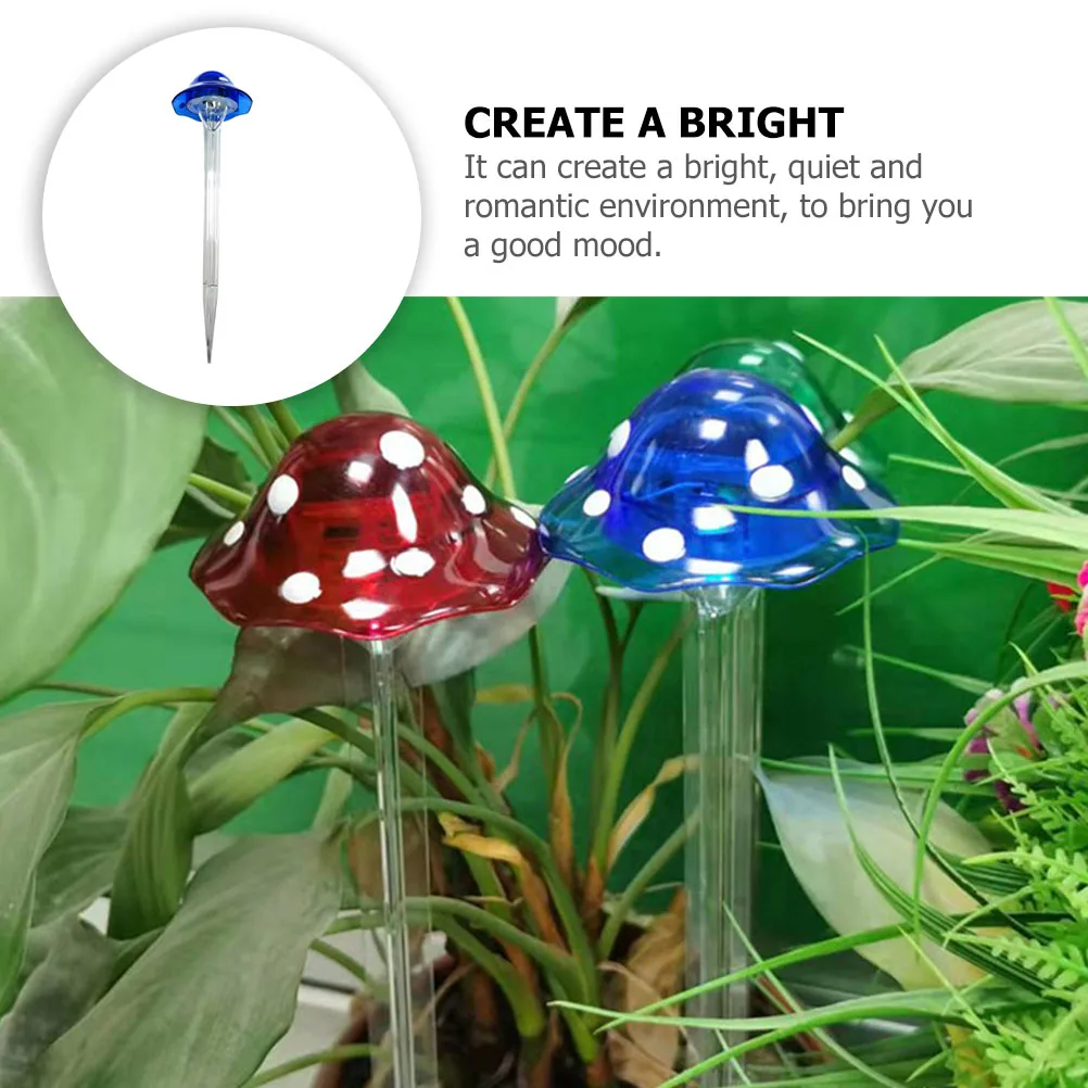 

Solar Mushroom Light Decorative Outdoor Garden Lamp Ground Stake Solar Lights for Yard Lawn Lighting Landscape Decoration 2 Pack