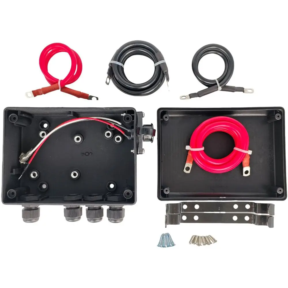 

EZROAD 250A Pre-Wired Winch Solenoid Relay Control Contactor Box or 3000-5000lbs Electric ATV UTV SUV 4x4 Vehicle Boat Truck Dum