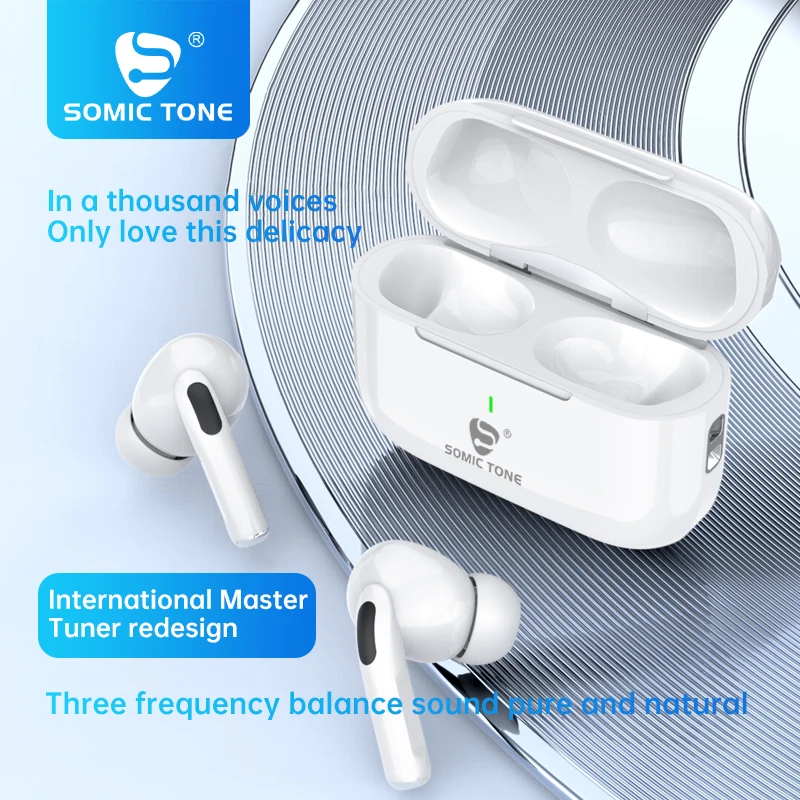 

SOMIC TONE S5 Bluetooth Earphones V5.4 Wireless Headphones TWS Noise Canceling Earbuds HiFi Stereo Headset for Music and Gaming