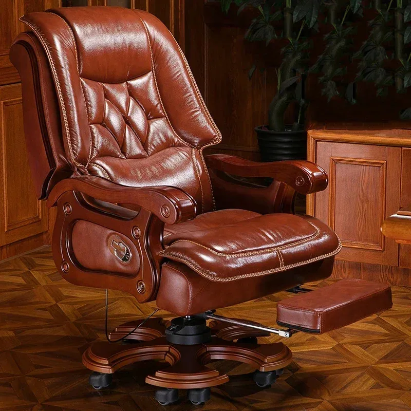 Executive Ergonomic Computer Chair Chaise Gaming Swivel Foot Rest Office Chair Hand Fashion Chaise De Bureau Office Furniture