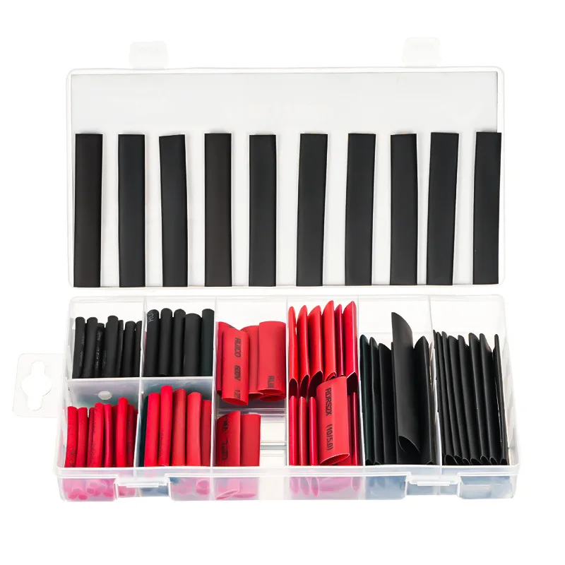 Heat shrinkable tube, wire protective  insulating sleeve, soft heat shrinkable , wiring sleeve, data cable