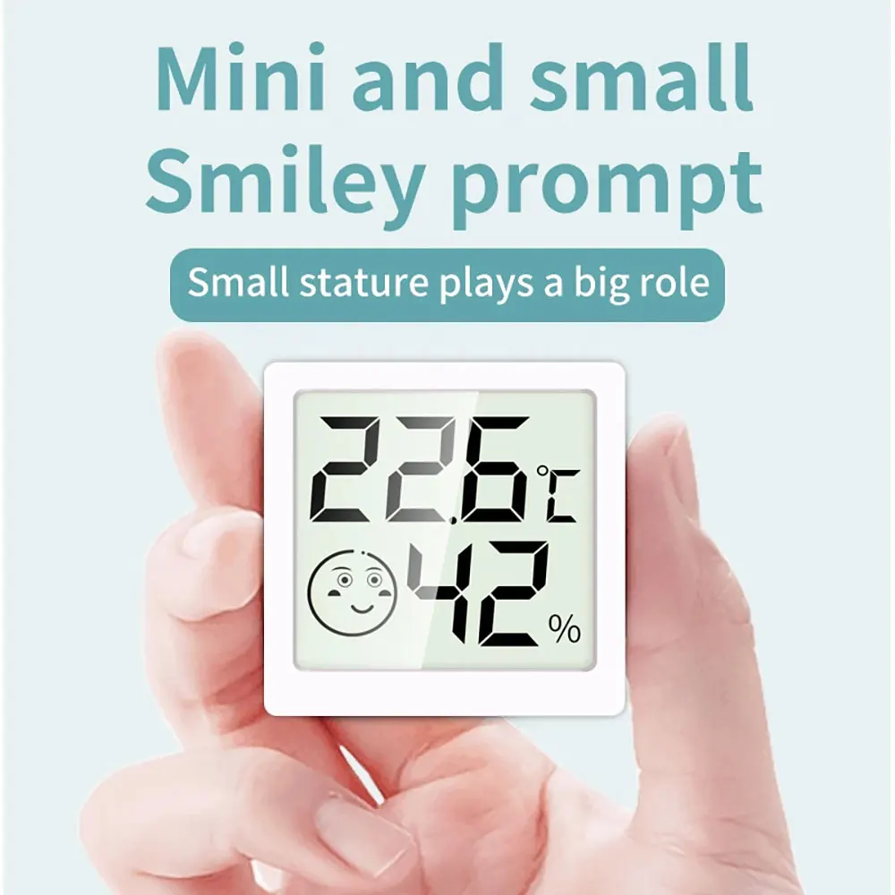 LX8101 LCD Digital Weather Station Electronic Thermometer Hygrometer Internal Outdoor Temperature Humidity Tester Meter Smart Life