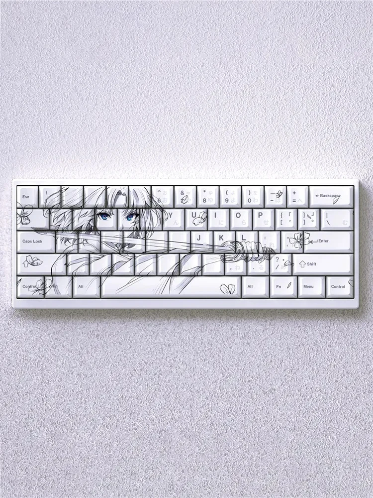 

Клавишные колпачки Vanso Shiki: профиль Cherry, материал PBT, совместимы с механическими клавиатурами 60%, 65%, 68%.