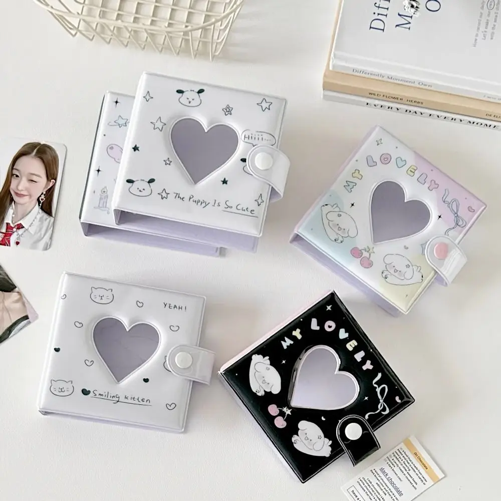 

School Stationery PP Photocards Scrapbook Dog Cat Replaceable Photo Booth Frames Cute Idol Photo Cards Holder Girls Gifts