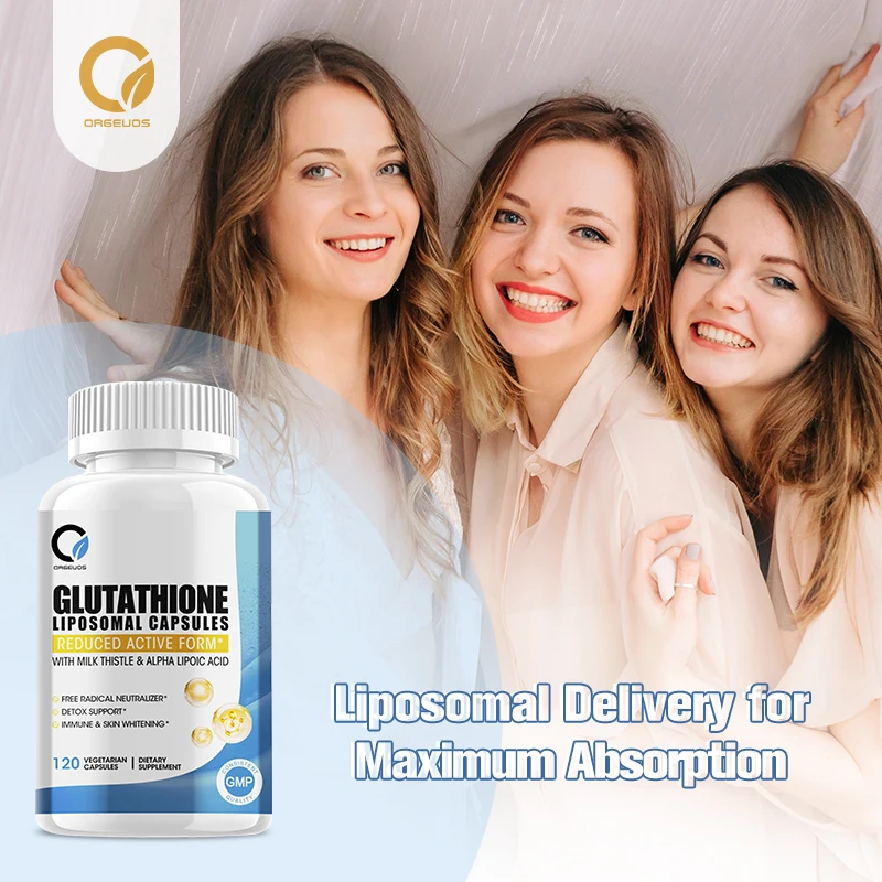 Liposomal Glutathione Capsules, Beautiful Skin, Adjust Skin Tone, Healthy Skin Care, Hair, Nails, Immune Support Whitening Skin