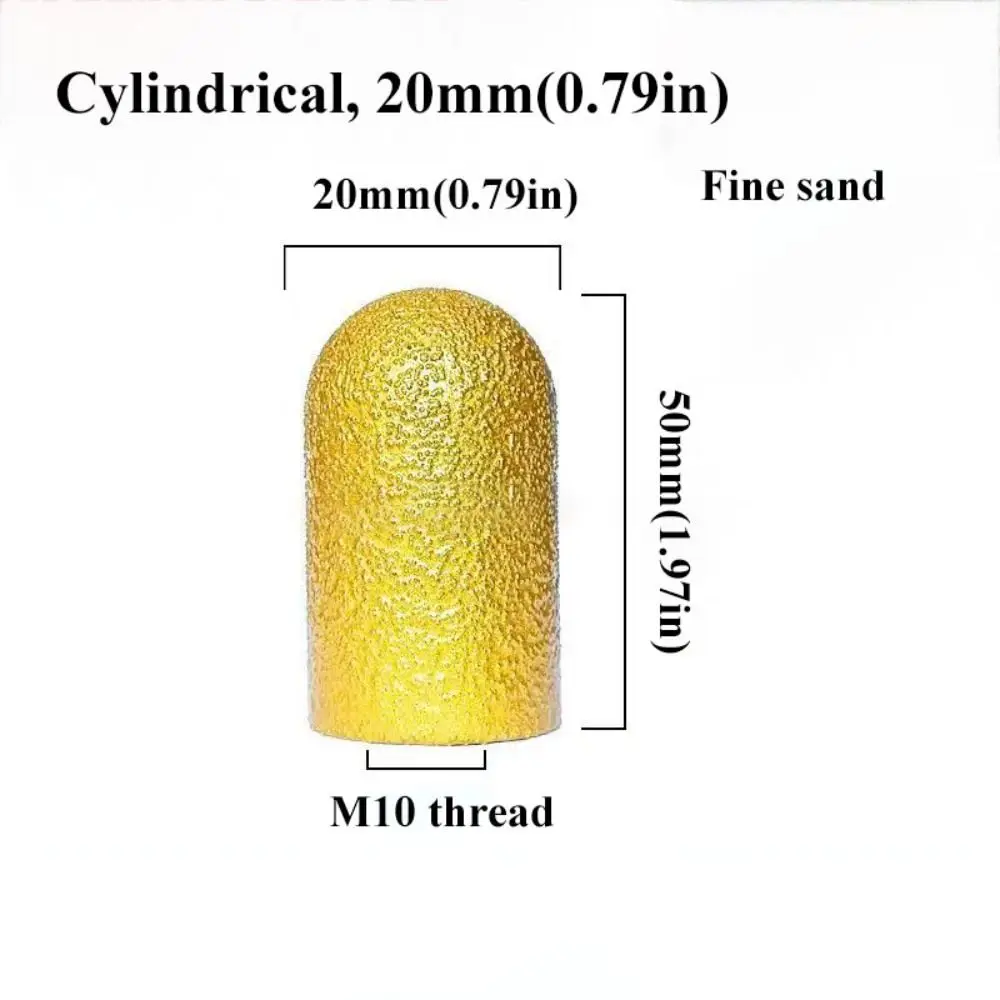 Optional Threaded Port Stone Carving Tool Efficient Durable Grinding Wheel Precision Polishing Milling Cutter For Angle Grinder