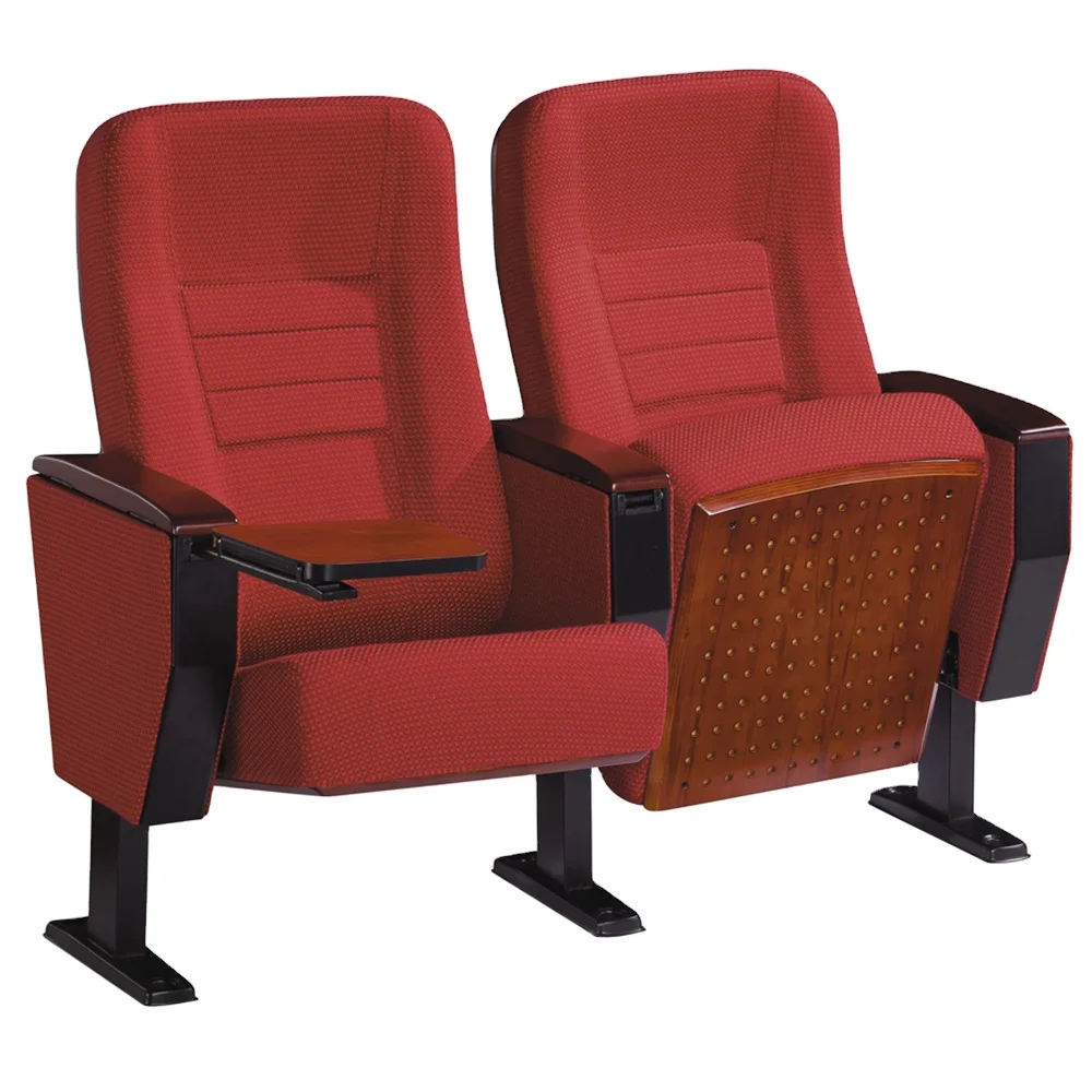 Wholesale Chairs for Auditorium With Writing Pad Theater Seating School Lecture Hall Church Theatre Seats