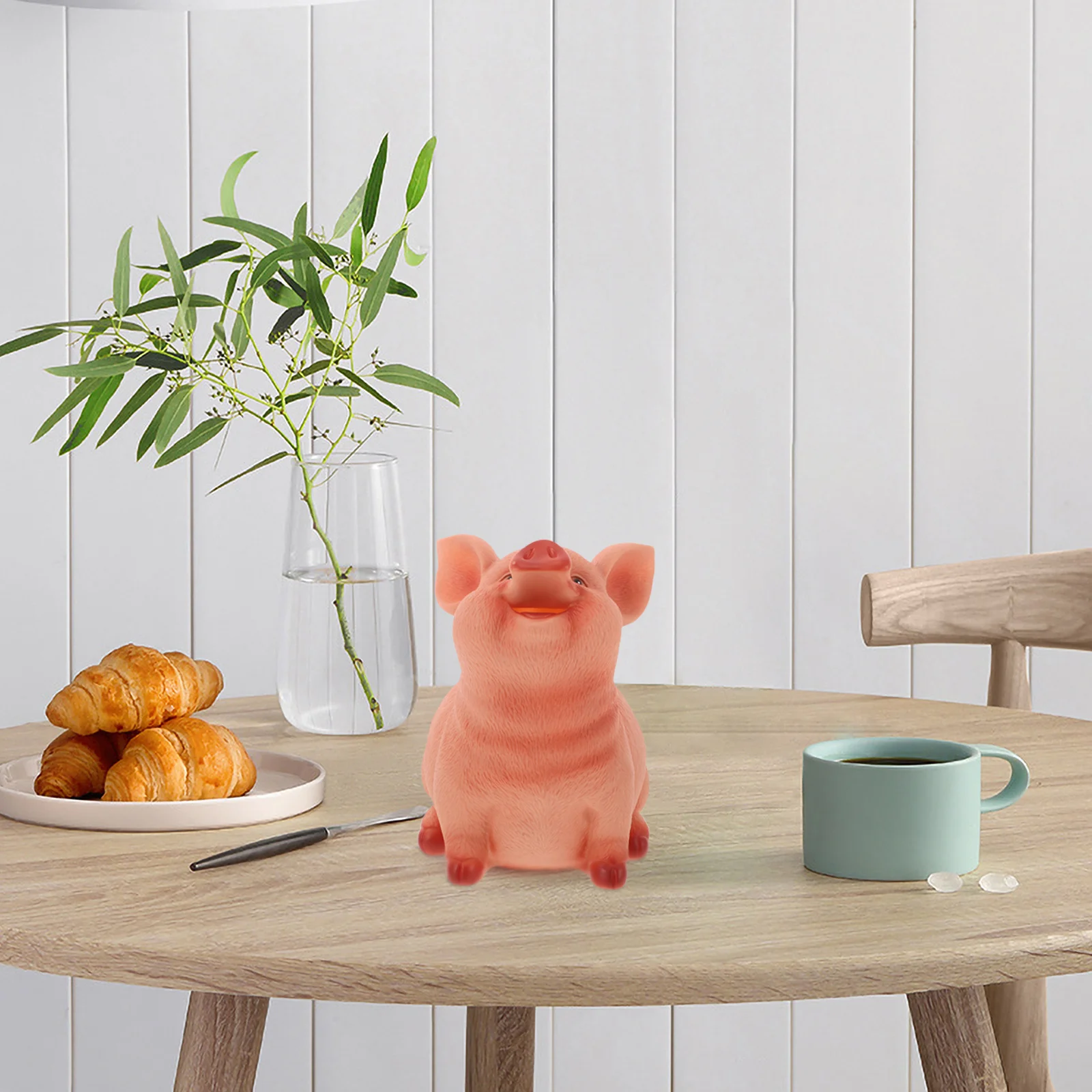 Unbreakable Piggy Bank Adorable Cartoon Design Kids Saving Container Large Capacity Easy to Clean Nursery Decor