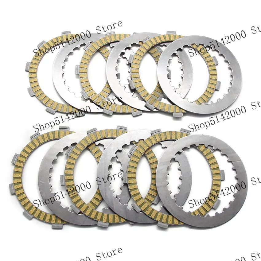 Clutch Friction Disc Plate Kit For Honda XL250 Degree XLR250 R-6 Plate Baja DALLARA XR250R XR250SM OEM:22201-MR7-000 22321KF0770