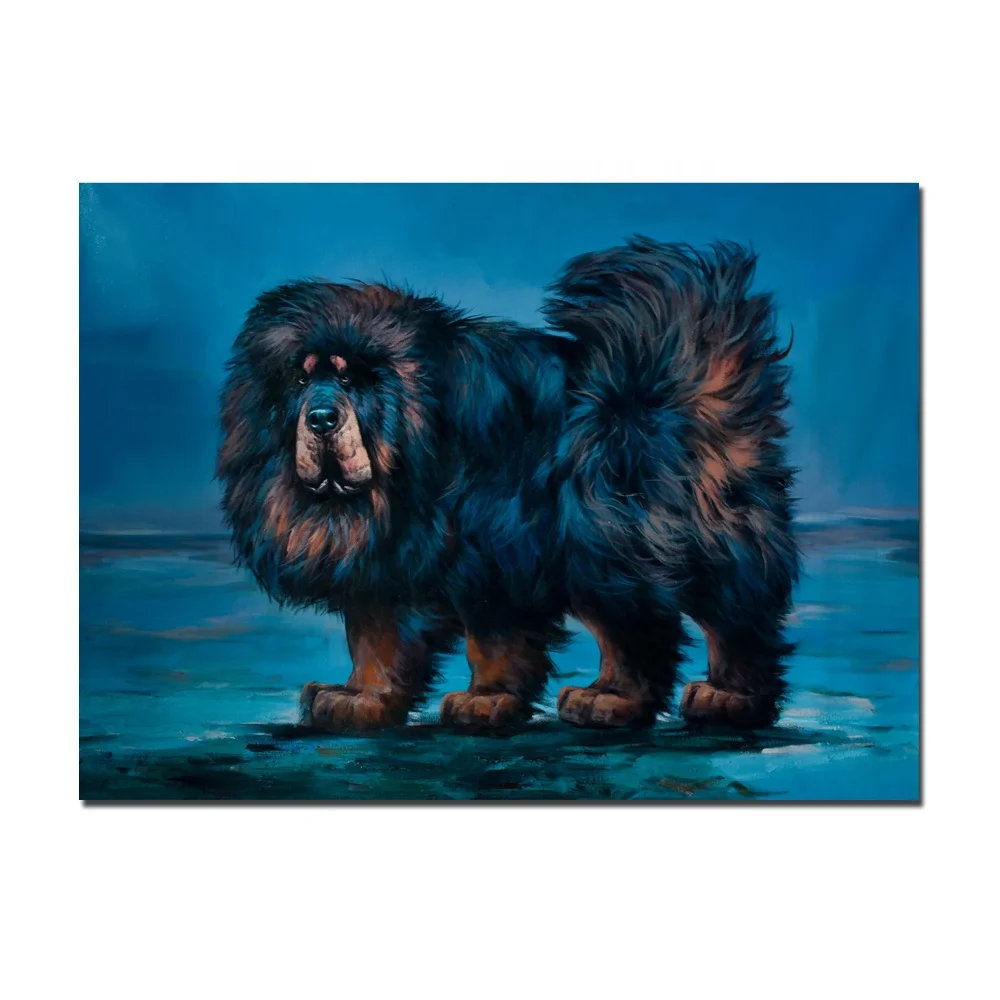 

Custom personalized Royal Portrait Pet Dog Realistic Art handmade Animal Oil Painting