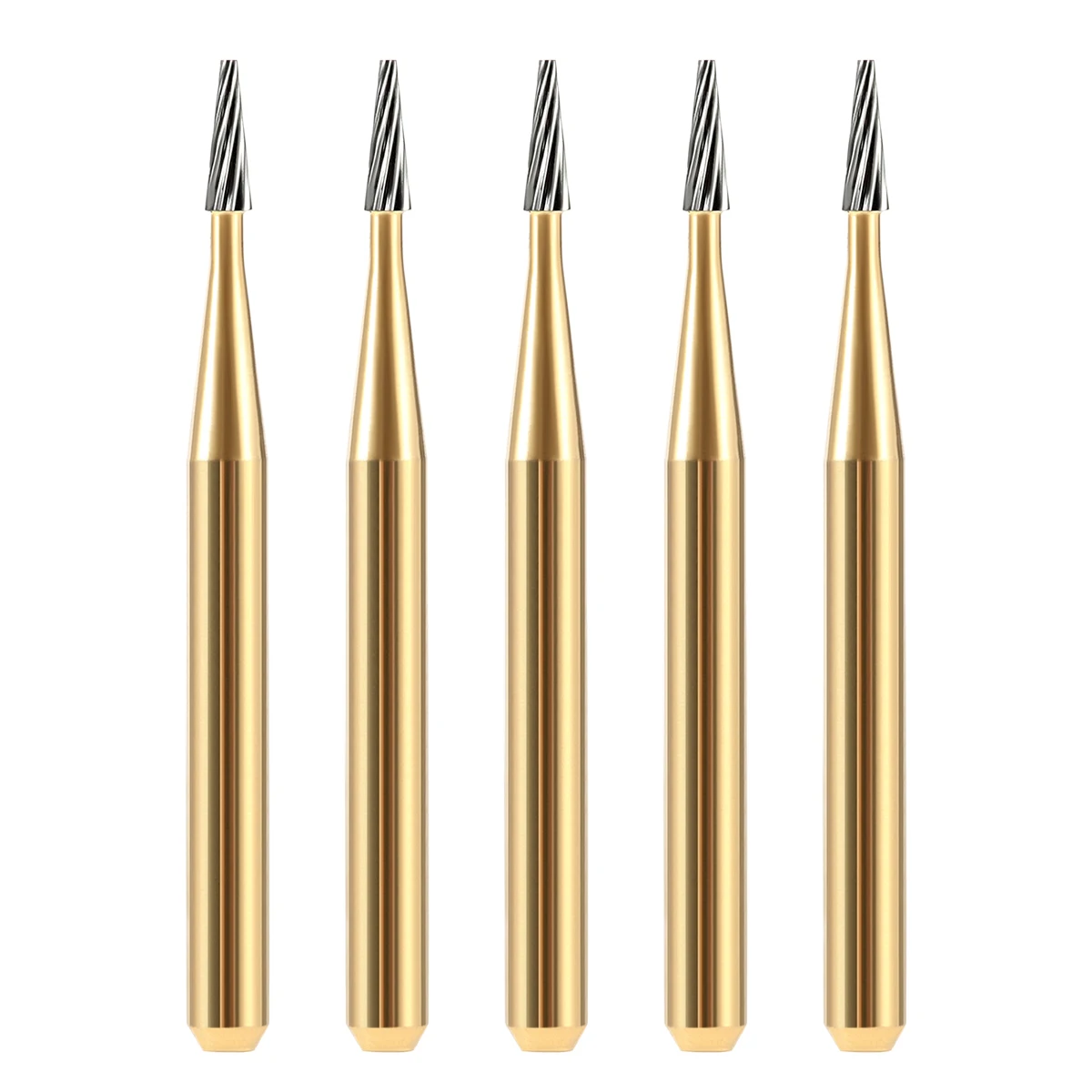 5 Stück/Box AZDENT Dentalbohrer, Hartmetallbohrer FG7114/FG7214/FG7714, Trimm- und Finish-Werkzeug für Hochgeschwindigkeits-Handstücke – Detail 9