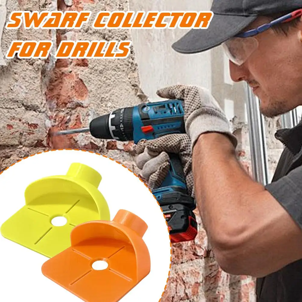 Collettore di chip diamantati stampati in 3D Bottiglia d'acqua per raccolta polvere di perforazione Antiscivolo universale, Grande capacità, Strumento facile da installare