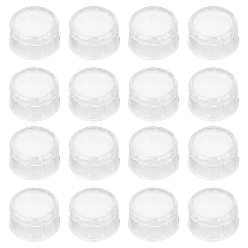 

16Pcs Reusable Shaker Bottle Caps Splash Proof Lids for Tea Shops Milk Tea Juicing Bottles Cocktail Mixer Accessories