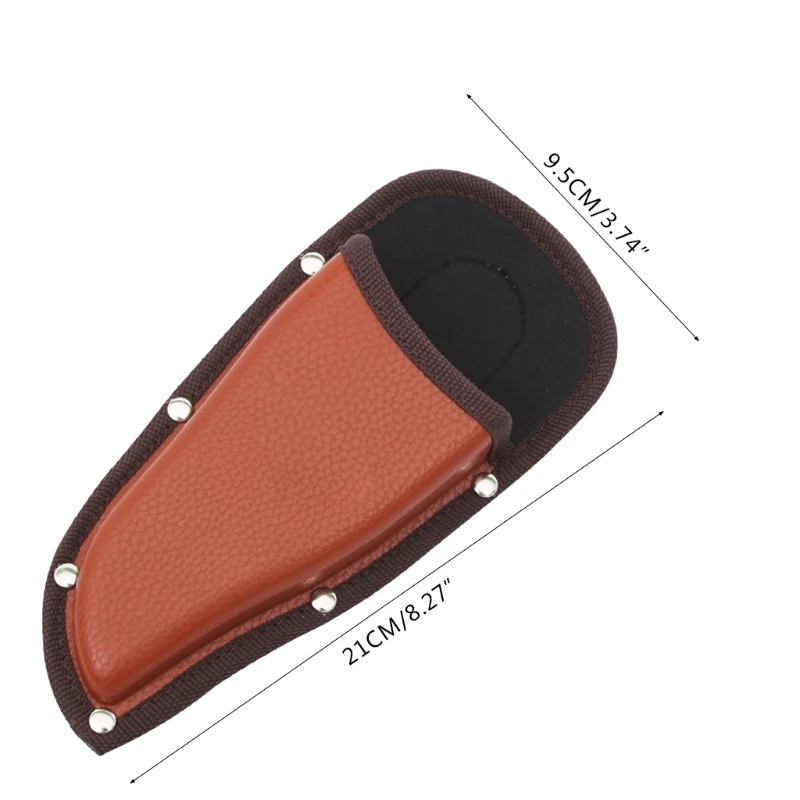 Leather Sheath Tool Holsters Gardening Pouch Belt Electrician Scissors Tool Holsters- Compact Protective Leather Case M4YD