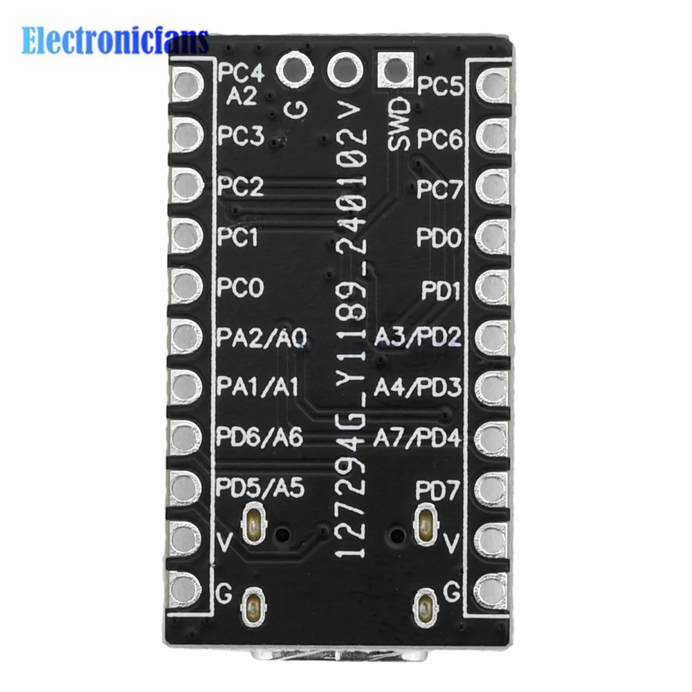 1-5 Stück CH32V003F4P6 RISC-V Prozessor Mikrocontroller-Modul Kernplatine Entwicklungsboard mit TYPE-C-Schnittstelle – Detail 14