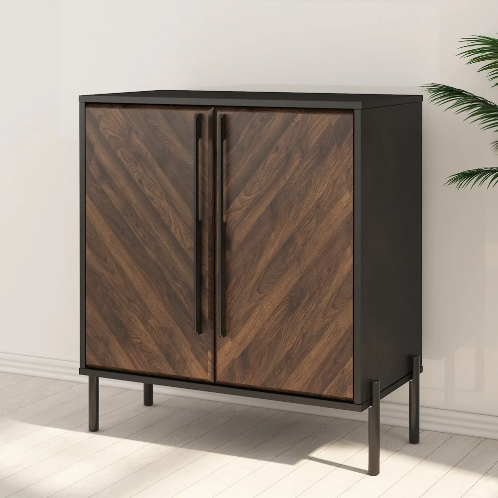 

# Manufactory Direct Furniture Dark Walnut Traditional Oak Wooden Sideboard Buffet Cabinet