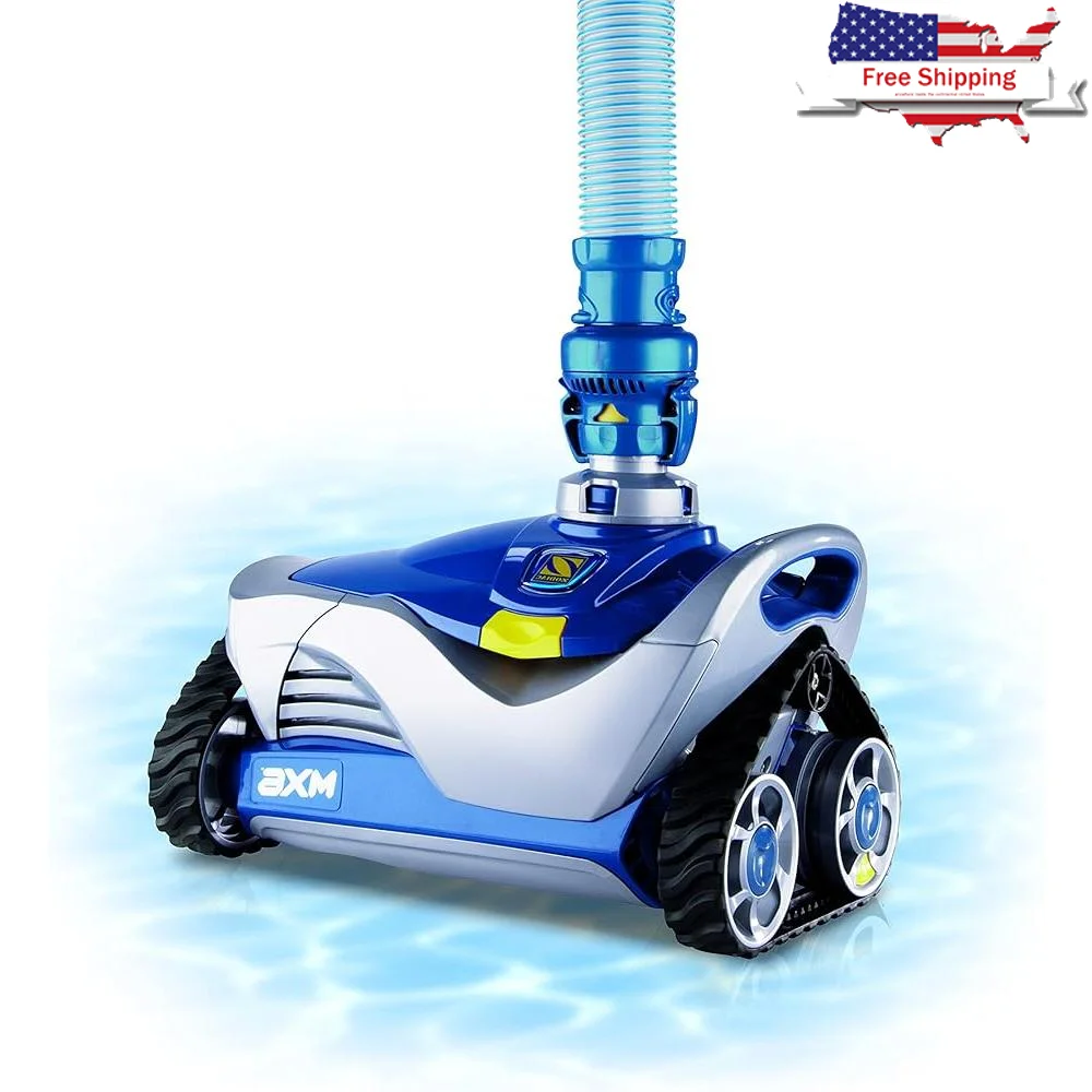 

MX6 Automatic In Ground Pool Cleaner Powerful Suction Efficient Navigation Low Flow Compact Design Included Hose and Flow