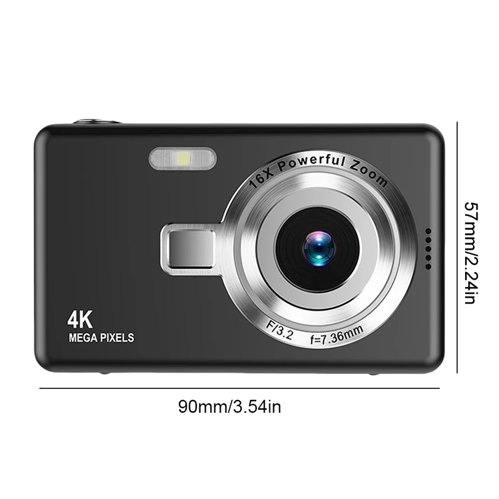 Kamera Digital Zoom 8x Kamera Fokus Otomatis untuk Mainan Anak-anak Camcorder Kamera Kompak Kamera 1080P untuk Fotografi Pemula