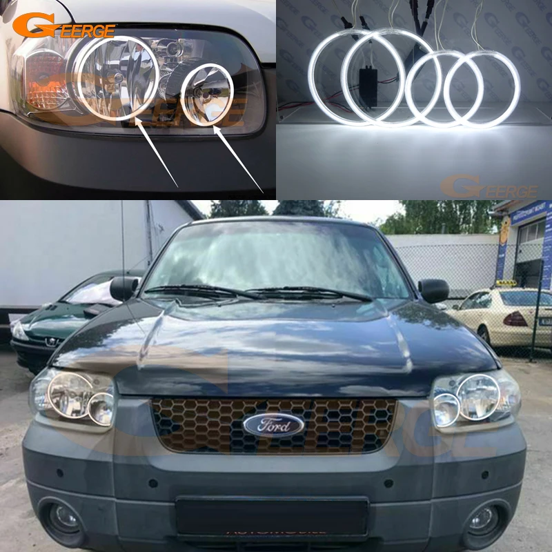 For Ford Maverick 2005 2006 2007 Excellent Ultra Bright CCFL Angel Eyes Halo Rings Light Car Accessories