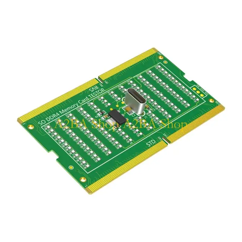 A2BA Professional DDR4 Slot Checker With Visual LED Display DDR4 Memory Slot Tester