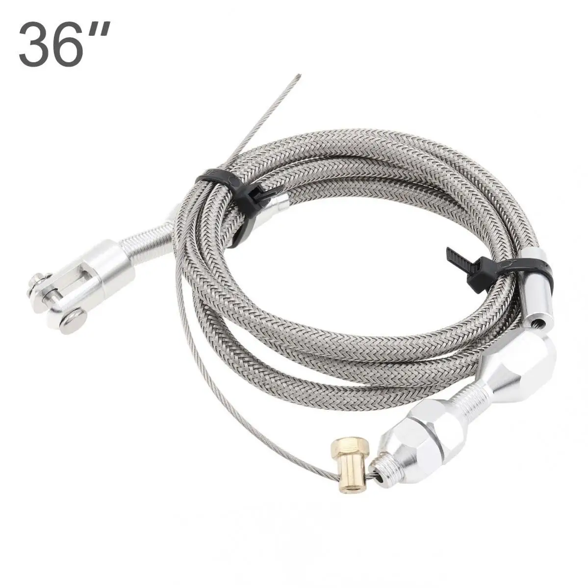 

36 Inch Stainless Steel Throttle Cable Repair Kit Fit for Chevrolet / Chevy LS1 Engine 4.8L 5.3L 5.7L 6.0L