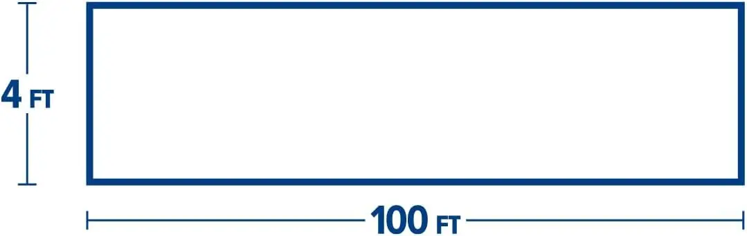 Recinzione per animali nera 4' x 100', rete in polipropilene, non tossica e invisibile per la sicurezza degli animali