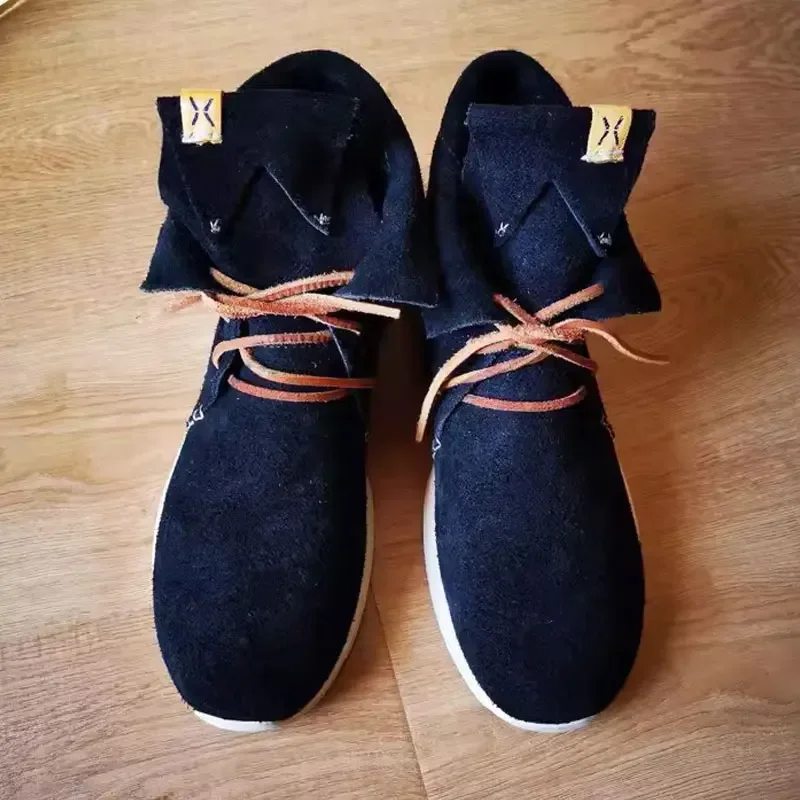 

VISVIM дышащие универсальные туфли ручной работы из оленьей шкуры простая обувь из чистой кожи в стиле ретро японские Трендовые туфли