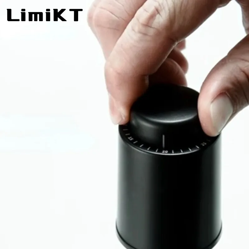 LimiKT Push-type Vacuum Wine Bottle Stopper With Scale For Wine Storage Stopper