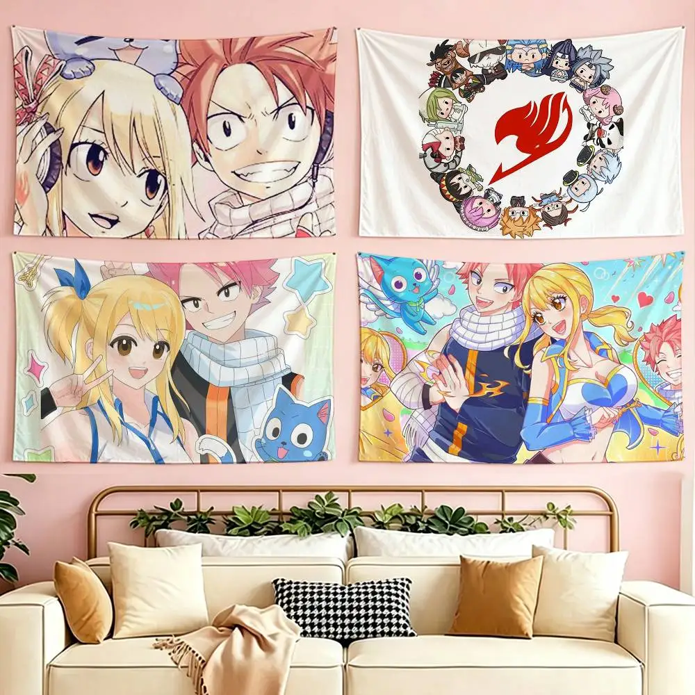 

Fairy Tail Anime flag Suitable For Party Club Outdoor Interior Wall Decoration Banner Fans Gift