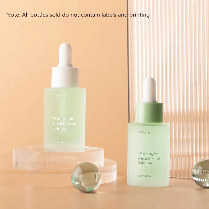 

30ml Macaron frosted glass dropper Bottle Essence Bottle Travel portable sample dispenser bottle