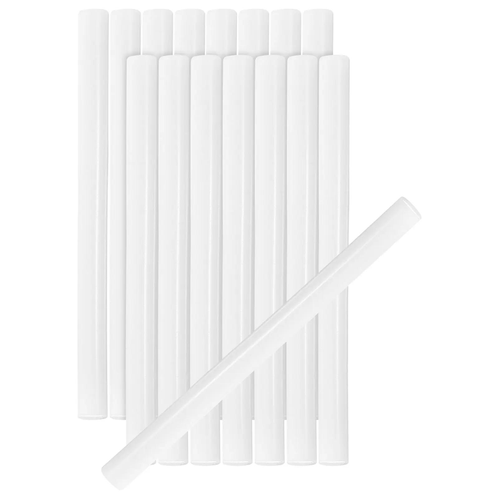 

16pc Hot Melt Glue Sticks High Viscosity Fast Curing Strong Adhesive For Crafts Wood Metal Fabric Ceramic Diy Art Projects