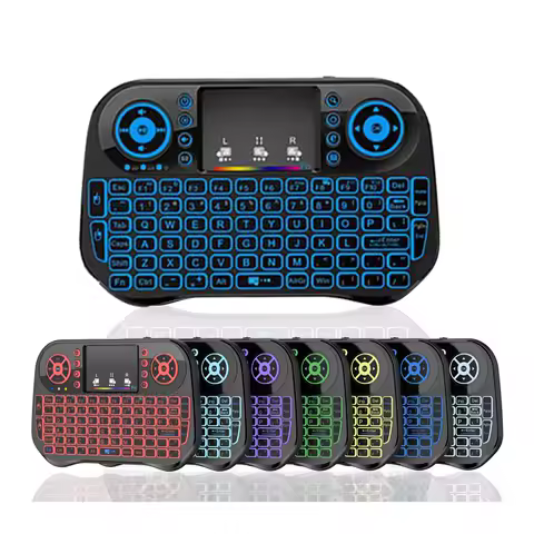 Bluetooth Wireless Mini Keyboard 2.4G USB English Russian French Spanish Portuguese Arabic Hebrew for Android TV Box PC