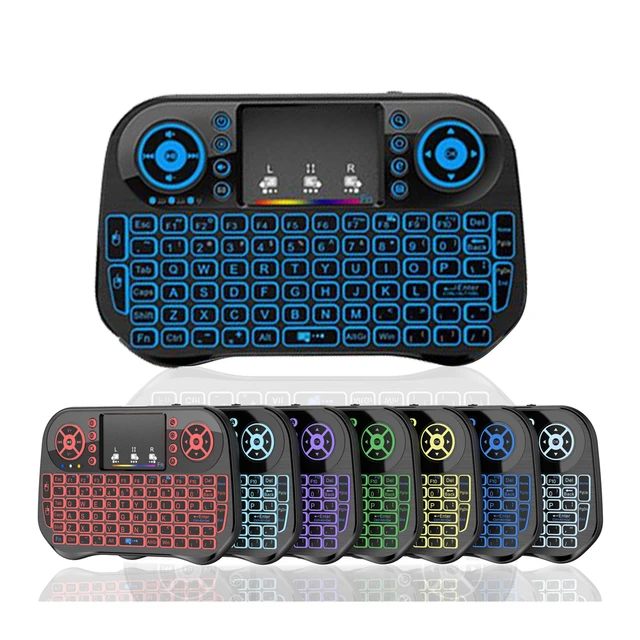 Bluetooth Wireless Mini Keyboard 2.4G USB English Russian French Spanish  Portuguese Arabic Hebrew for Android TV Box PC - AliExpress