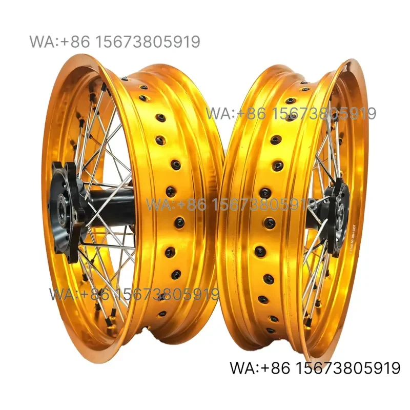 For  Wmwmnu Custom Color Motorcycle Alloy Wheel Super Motard Supermoto Rim  CR CRF 125 250 Accessories