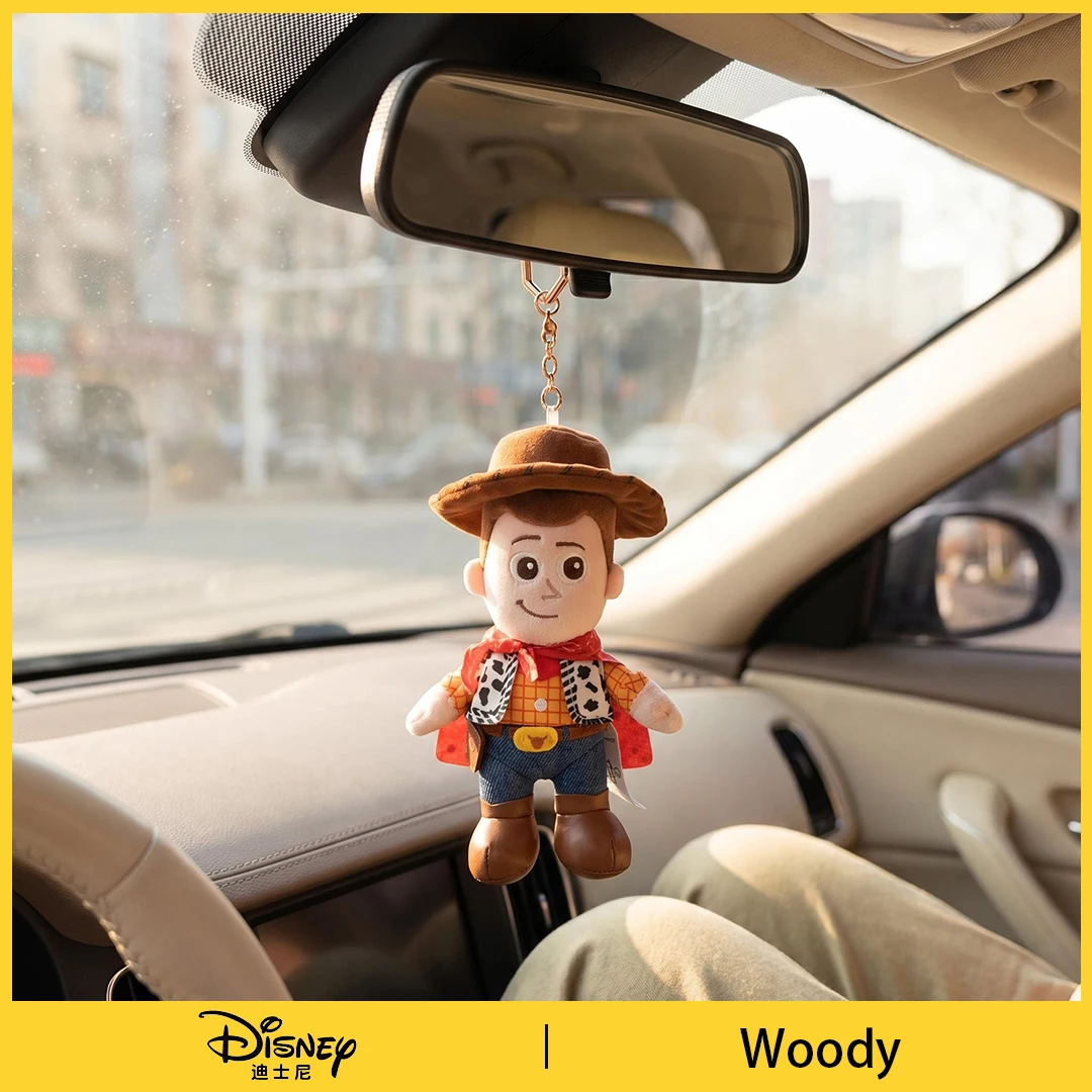 

Potdemiel Disney Pixar Toy Story Woody Plush Keyring Cowboy Doll Stuffed Toy Purse Pendant Car Charm Cartoon Birthday Gift Idea