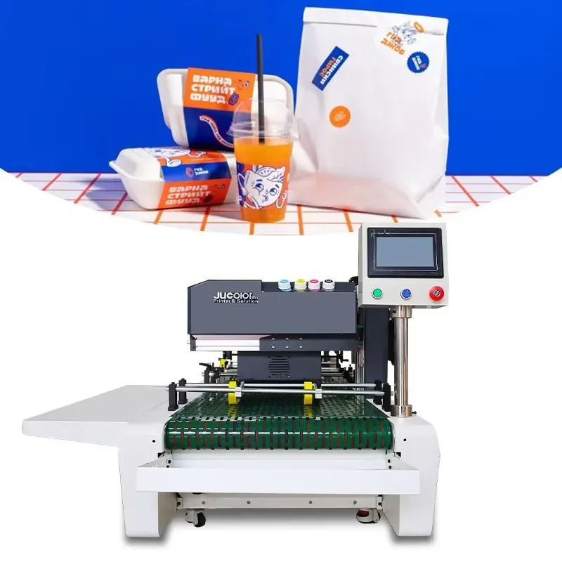 YWM Certificate Single Pass Digital Printer for Paper Bag Packaging Printer for Eatable Food Cookie Printer Toilet Paper