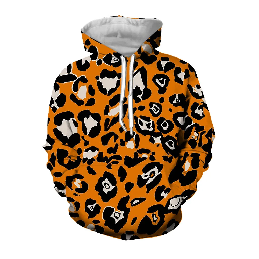 

Jumeast 3D Leopard Printed Mens Hoodies Youthful Vitality Streetwear Casual Hooded Coats Long Sleeve Top Korean Fashion Clothing