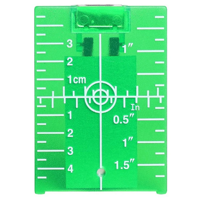 HEIßER VERKAUF 1 Stück Laser-Zielkarte Platte Für Laser-Level Ziel Platte Zoll/Cm