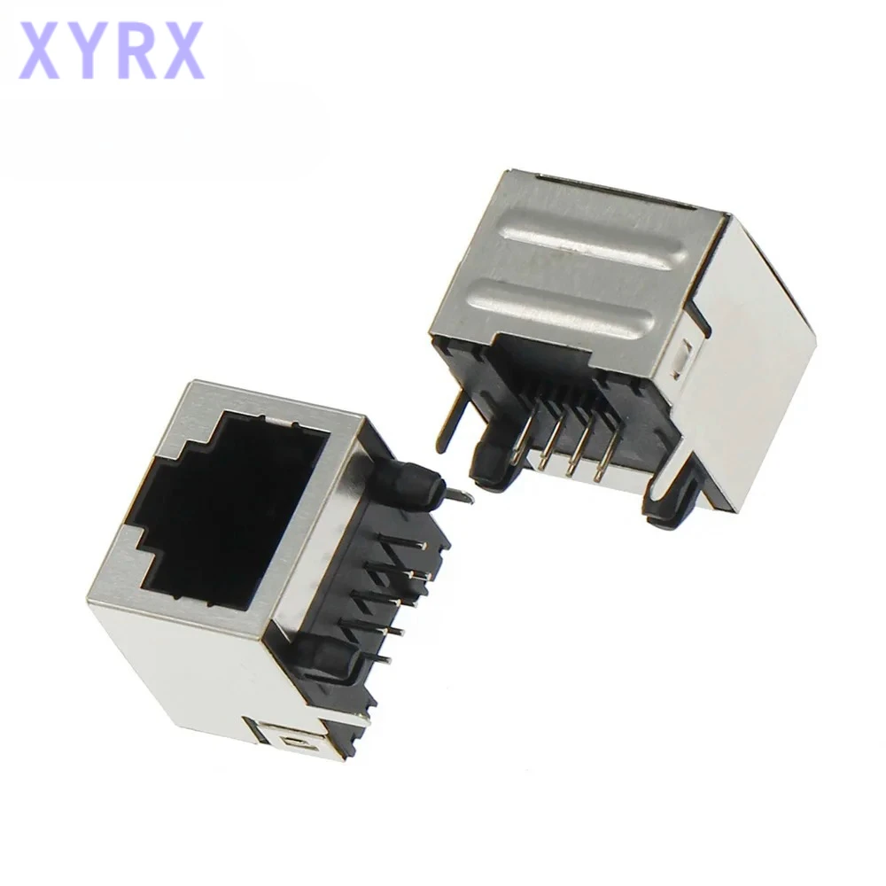 In spot 10PCS Network Interface RJ45 Socket No Lamp Female 8P8C Cable Socket