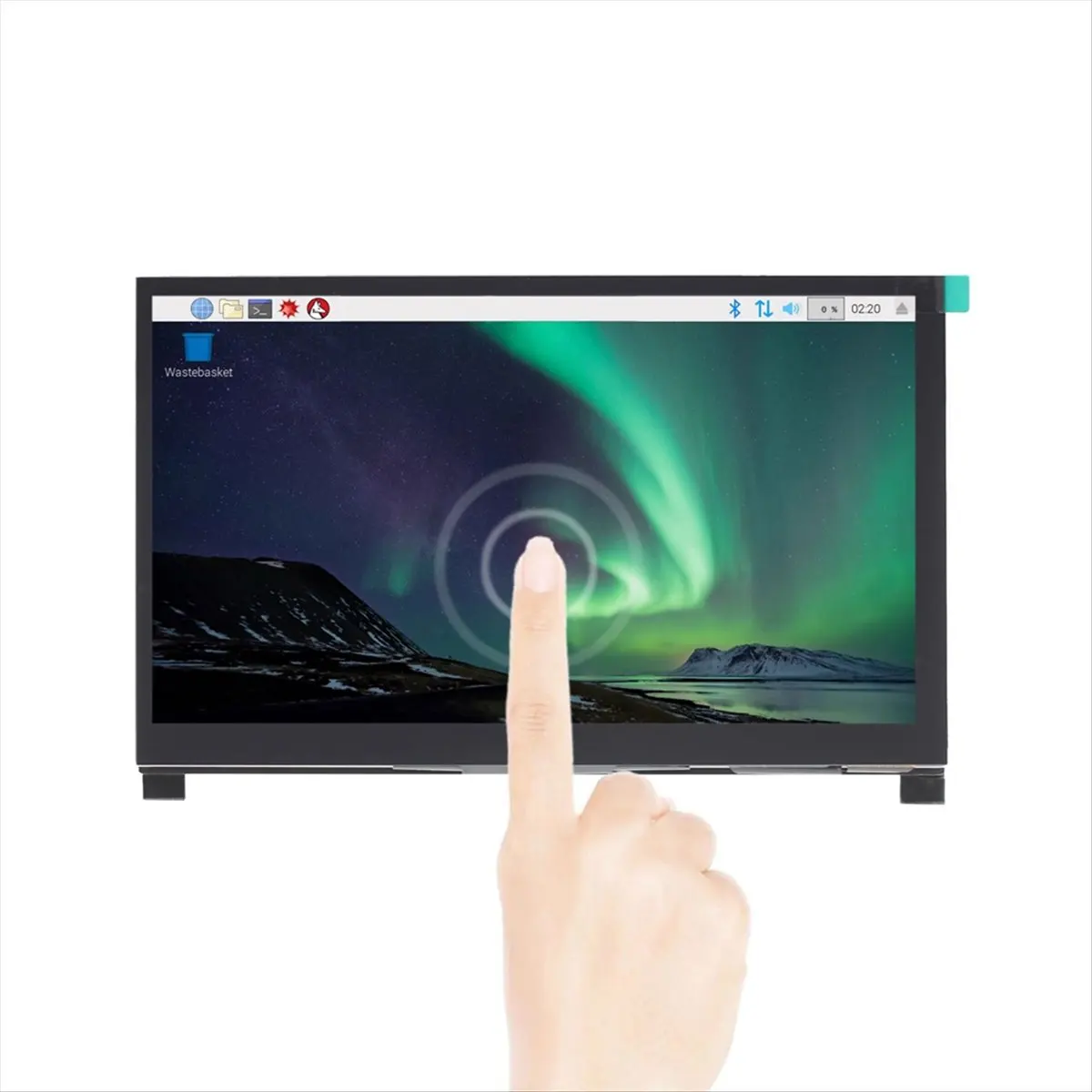 ABGN 7Inch Capacitive Touch Screen for 1024x600 IPS HD -Compatible Touch Screen Computer Secondary Screen