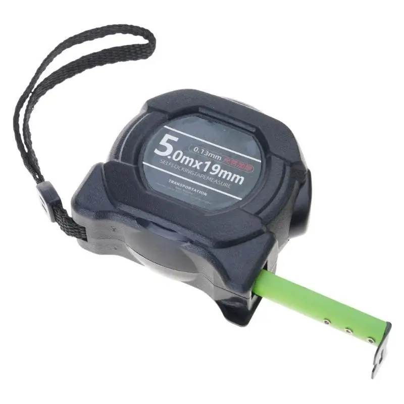 652F Heavy Duty Steel Construction Tape Measure Featuring Not Slip Grip Shock Resistant Measuring Tape for Household Use