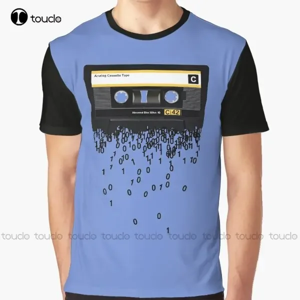 The Death Of The Cassette Tape. Graphic T-Shirt Shirts For Men Short Sleeve Digital Printing Tee Shirts Christmas Gift Xxs-5Xl