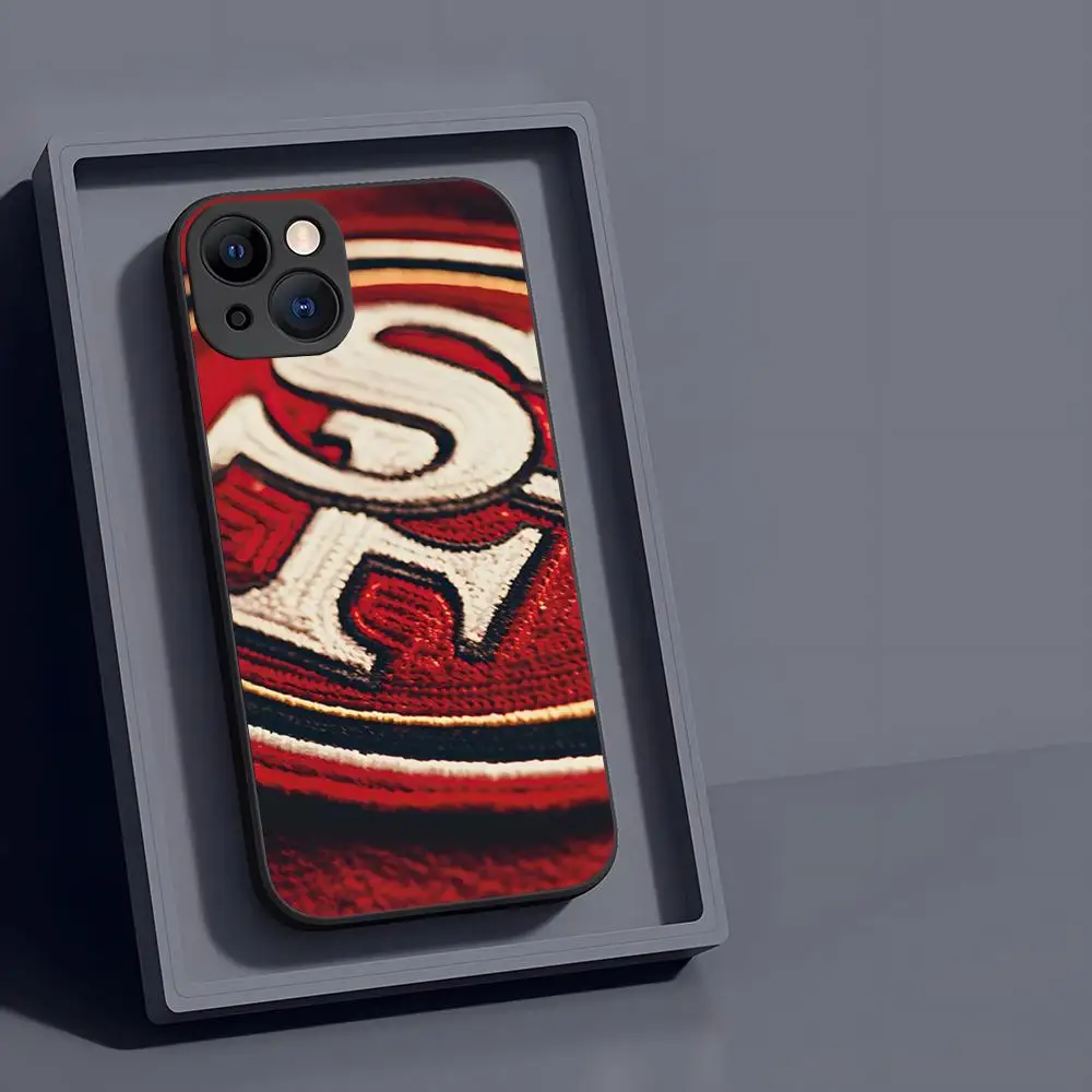 Top Sports-San Francisco 49ers Phone Case for iphone 12 Pro 14 Mini 13 16 11 X Xr Xs 15 8 Plus Luxury Soft Back Cover