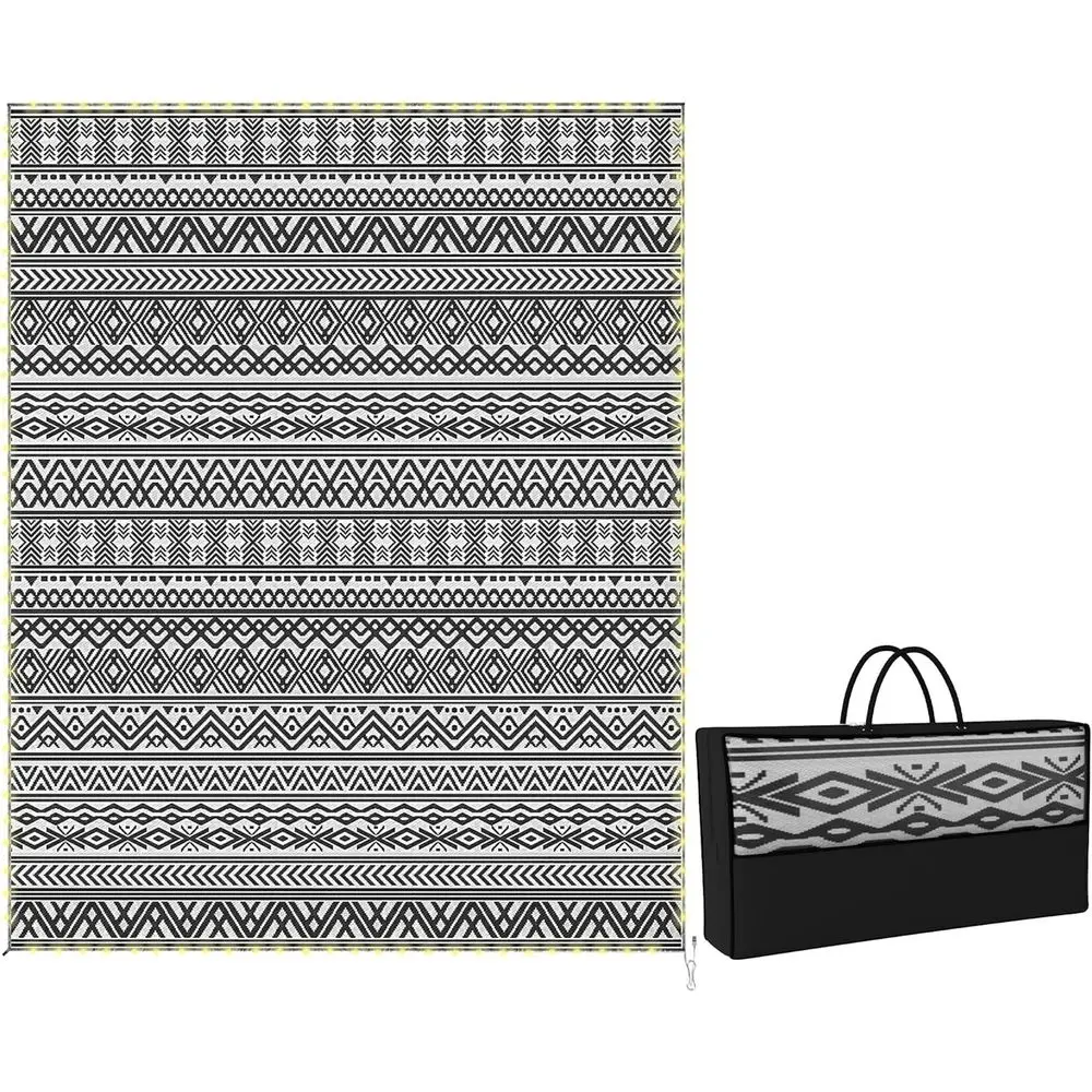 

Портативный уличный коврик 10' x 8' с USB-подсветкой, пластиковый коврик, коврик для кемпинга, сумка для переноски в комплекте